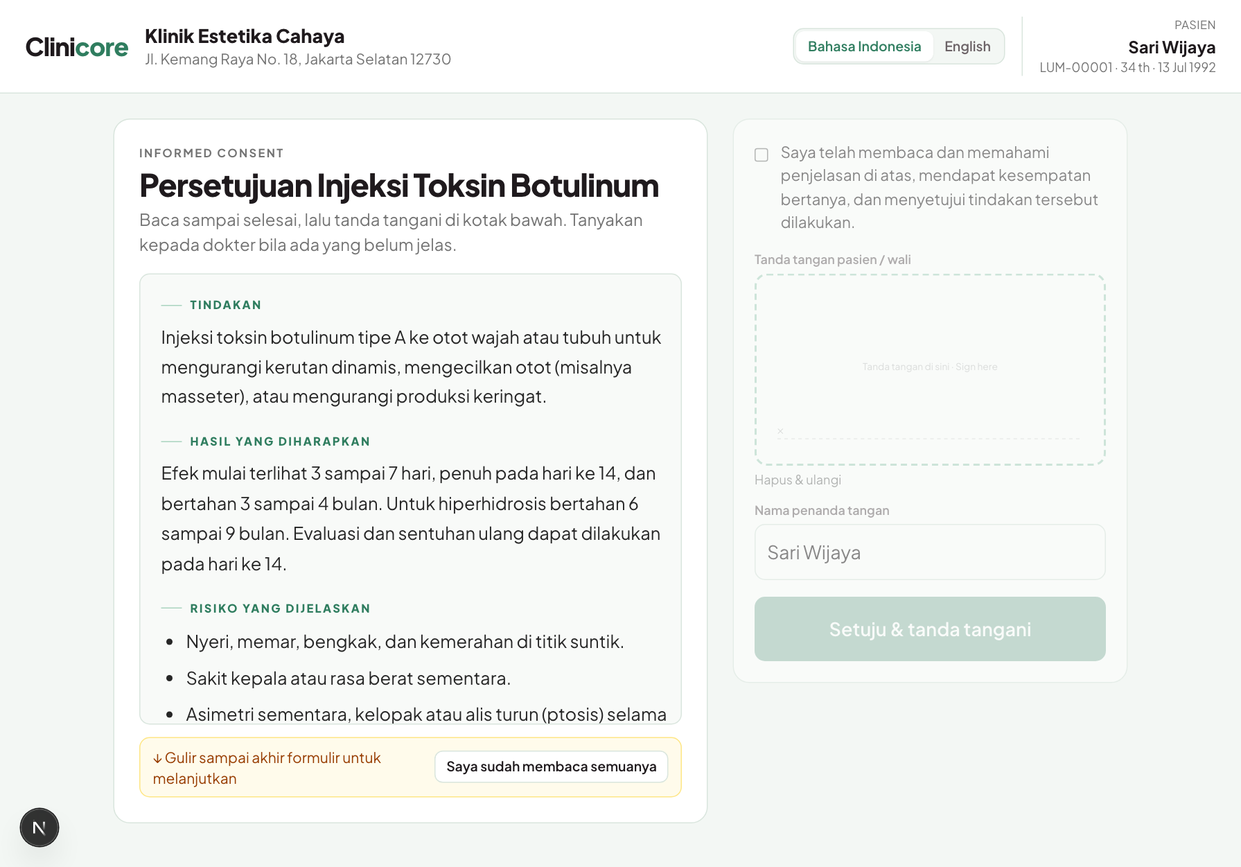 Tanda tangan digital di iPad